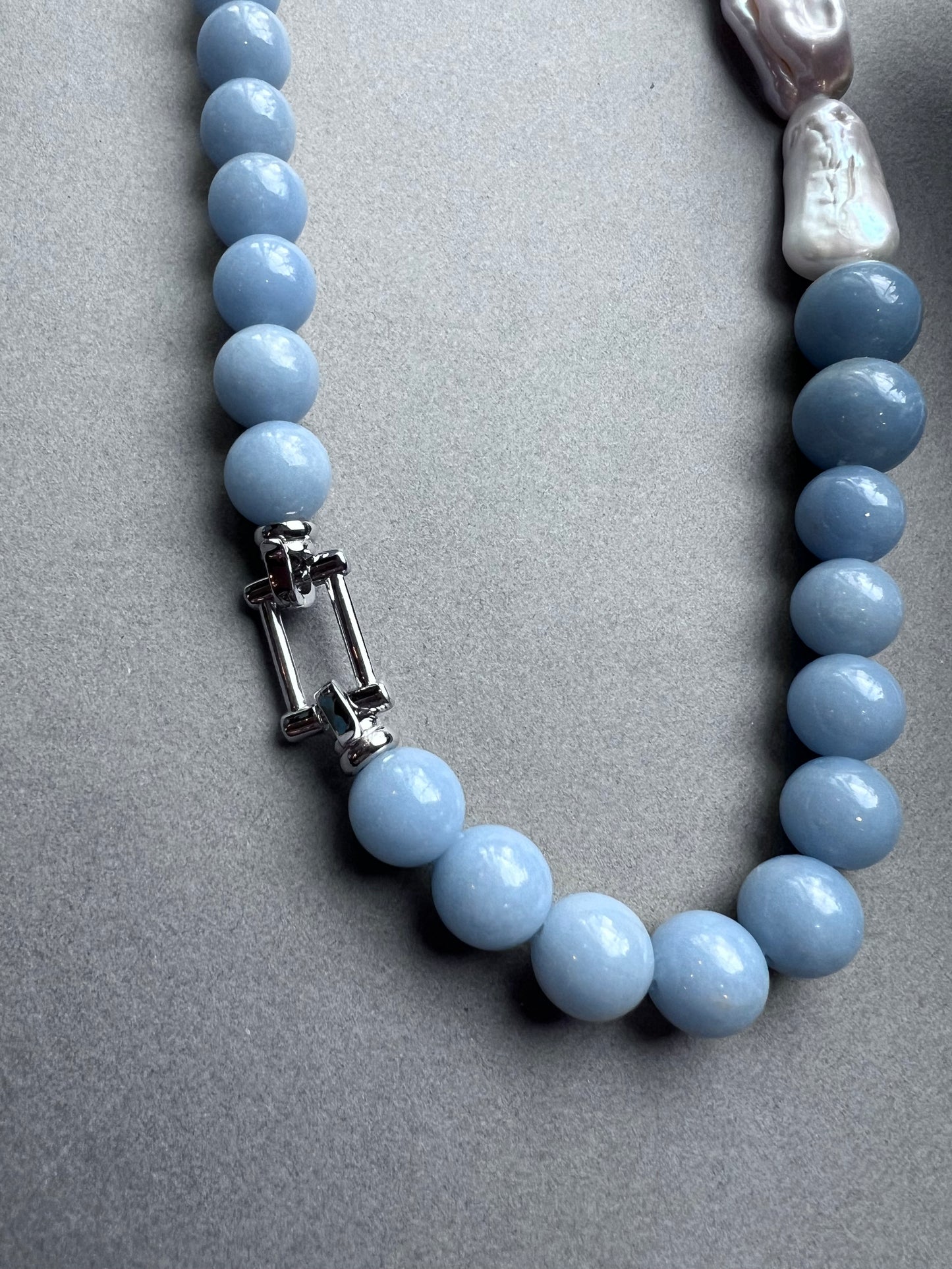 Cloud in the Sky Natural Baroque Pearl Necklace